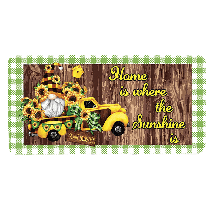 'Home Is Where the Sunshine Is' Decorative Sign