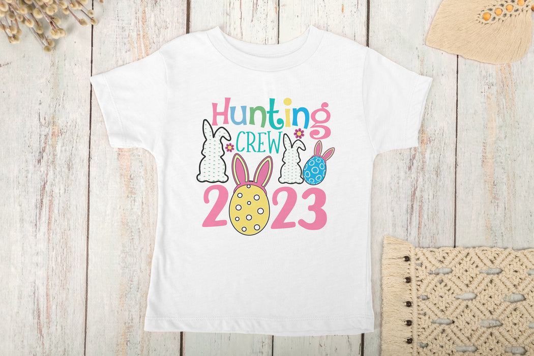 Easter Hunting Crew Kids Shirt