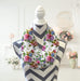Floral Design Infinity Scarf