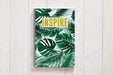 Inspire Green Floral Design 112 Page Journal