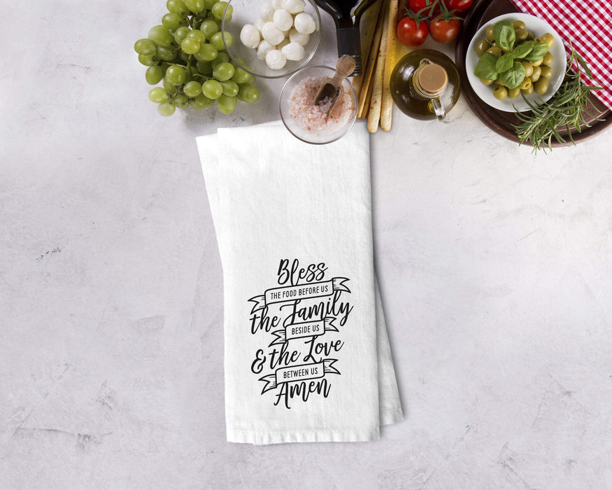 Bless This Food Design Kitchen Towel