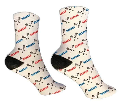 Personalized Lacrosse Design Socks