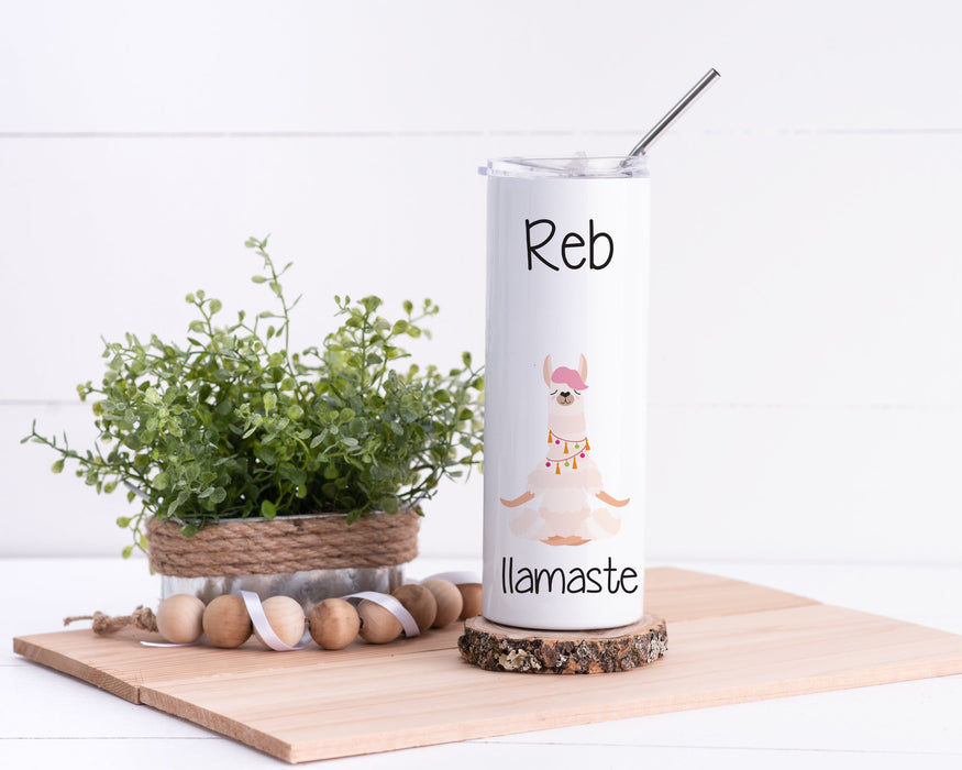 Llama Personalized Stainless Steel Tumbler