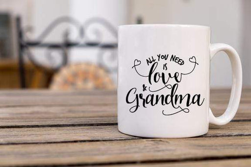 All You Need is Love & Grandma Design Coffee Mug