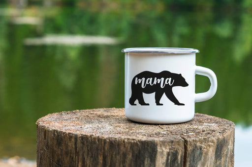 Mama Bear Design Camping Coffee Mug