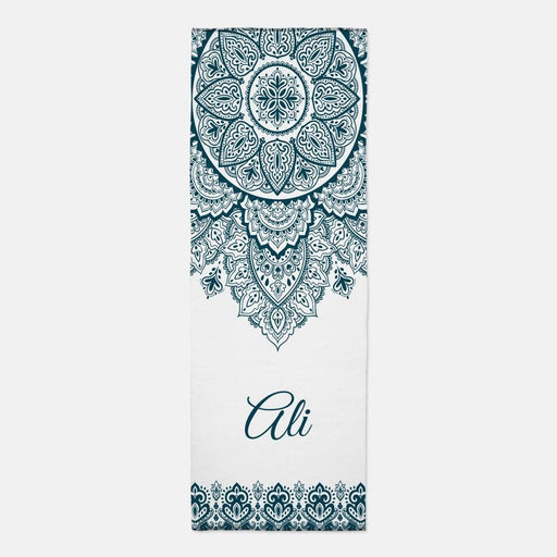 Personalized Mandala Yoga Mat Towel