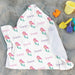 Personalized Baby Mermaid Girl Design Microfiber Hooded Towel