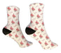 Personalized Mermaid Valentine Design Socks