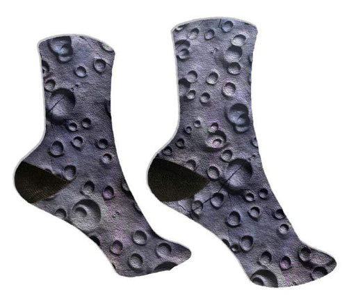 Moon's Surface Design Socks