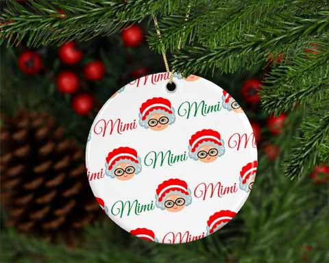 Personalized Mrs Claus Ornament