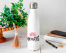 Namaste Design Stainless Steel Water Bottle
