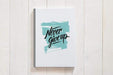 Never Give Up Design 112 Page Journal