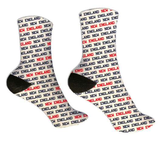 New England Patriots Sports Design Socks