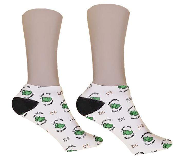 Personalized Ain't Crocin' Design Socks