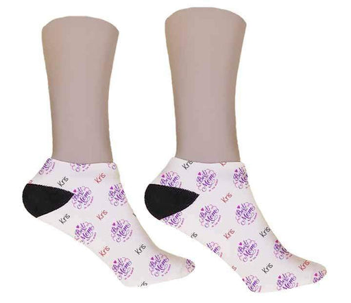 Best Mom In The World Personalized Socks - Potter's Printing