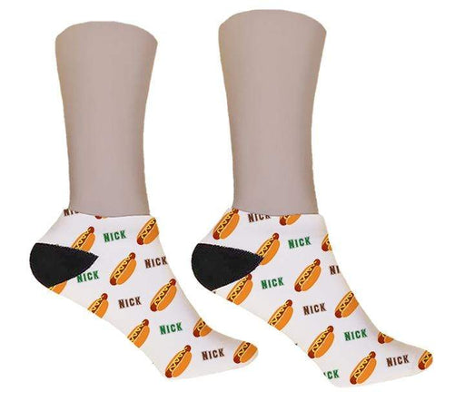 Hotdog Personalized Socks - Potter's Printing