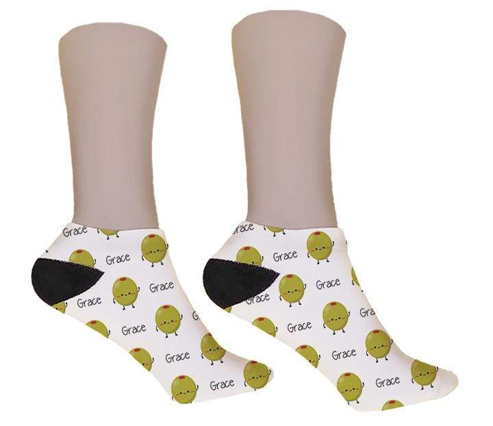 Olives Personalized Socks - Potter's Printing