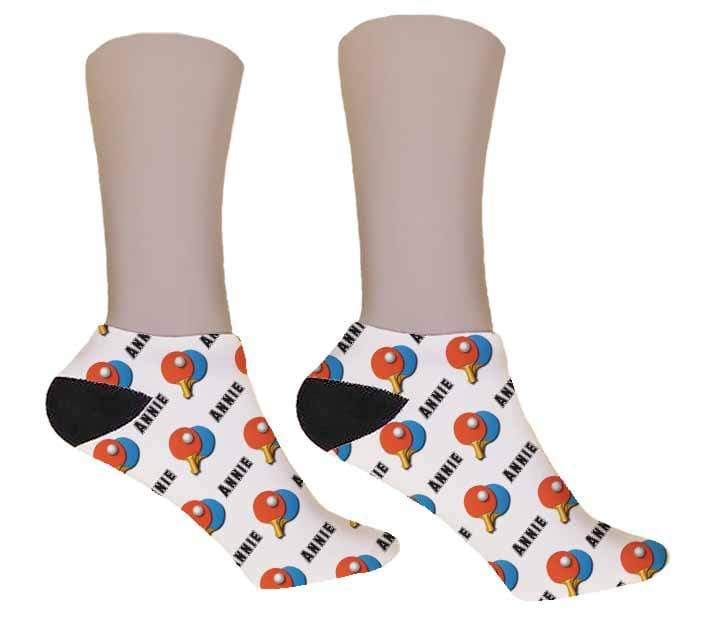 Ping Pong Personalized Socks - Potter's Printing