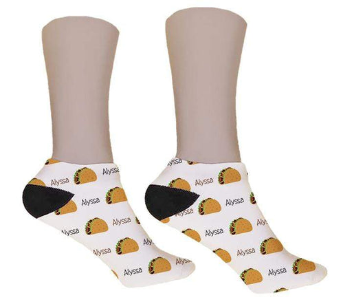 Taco Personalized Socks - Potter's Printing