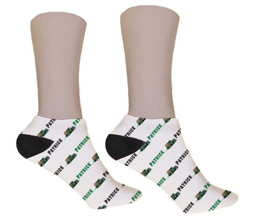 Truck Personalized St. Patrick's Day Socks - Potter's Printing