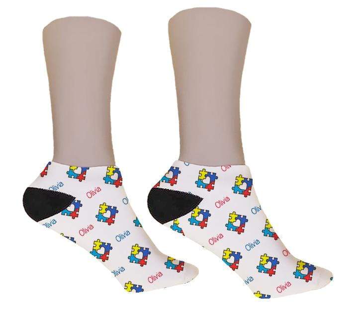 Autism Awareness Personalized Socks - Potter's Printing