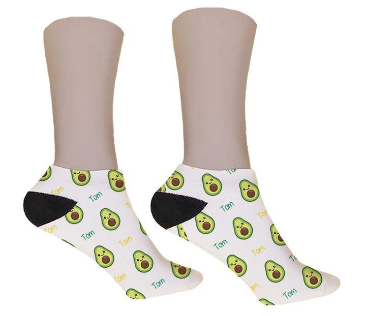 Avocado Personalized Socks - Potter's Printing