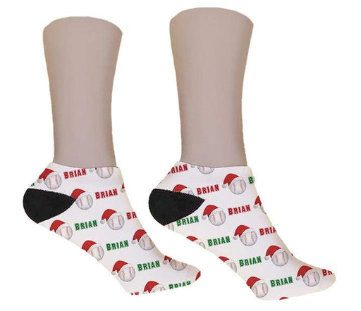 Baseball Personalized Christmas Socks - Potter's Printing
