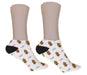 Cute Zombie Personalized Halloween Socks - Potter's Printing