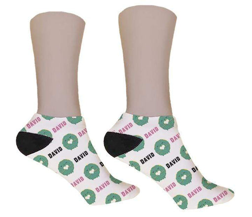 Donut Personalized Socks - Potter's Printing