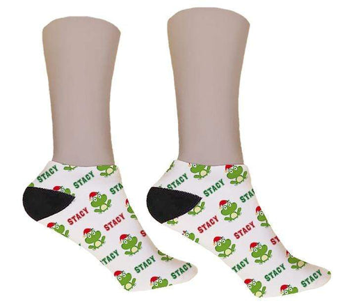 Frog Personalized Christmas Socks - Potter's Printing