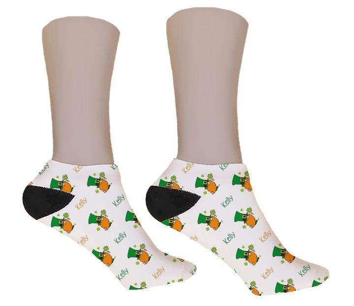 Gnome Personalized St. Patrick's Day Socks - Potter's Printing
