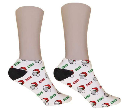 Golf Personalized Christmas Socks - Potter's Printing