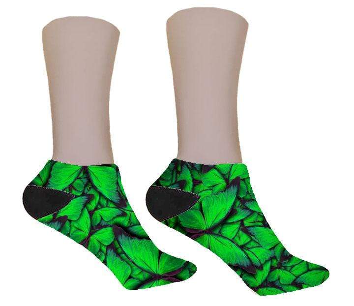 Green Butterfly Socks - Potter's Printing