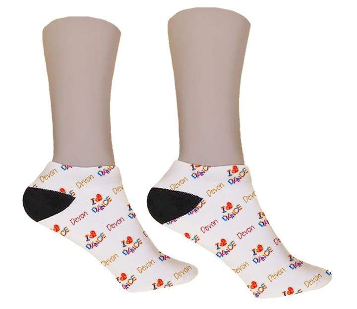 I Love Dance Personalized Socks - Potter's Printing