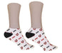 I Love You Personalized Valentine Socks - Potter's Printing
