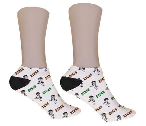 Martial Arts Boy Personalized Socks - Potter's Printing