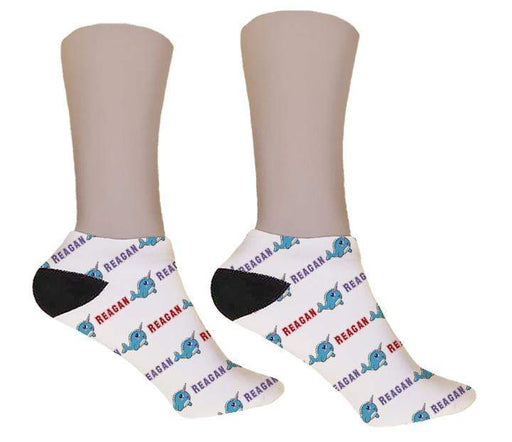 Narwhal Personalized Socks - Potter's Printing