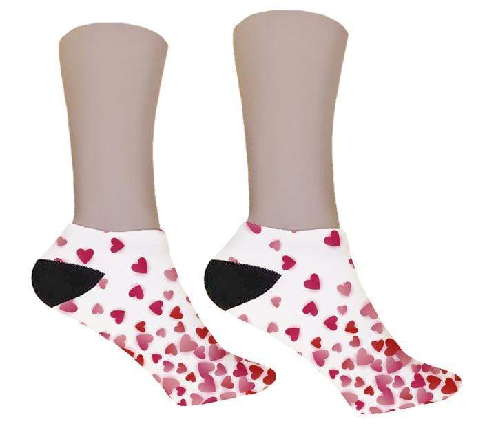 Ombré Heart Design Socks