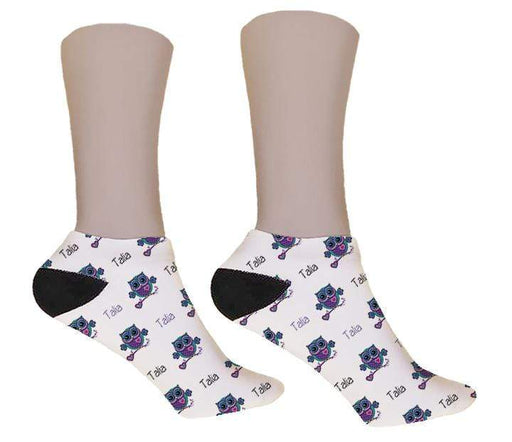 Owl Personalized Socks - Potter's Printing