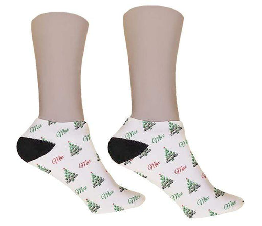 Paw Print Personalized Christmas Socks - Potter's Printing