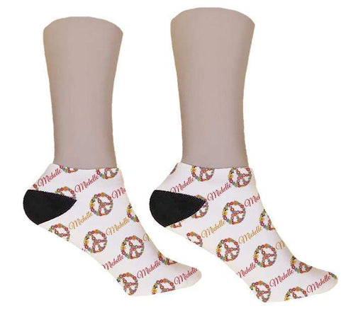 Peace Personalized Socks - Potter's Printing