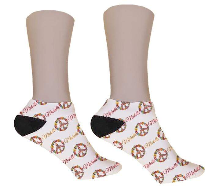 Peace Personalized Socks - Potter's Printing