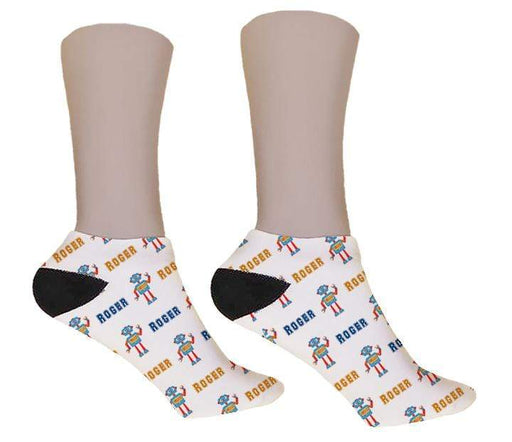 Robot Personalized Socks - Potter's Printing