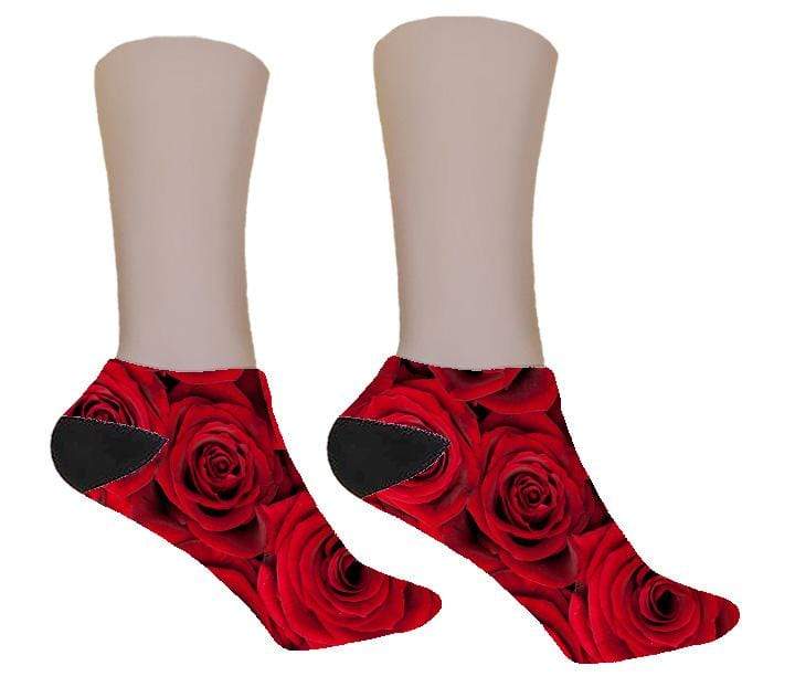 Red Roses Design Socks
