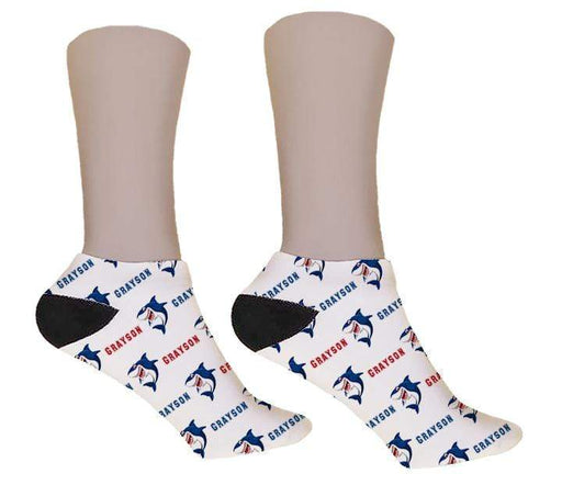 Shark Personalized  Socks - Potter's Printing