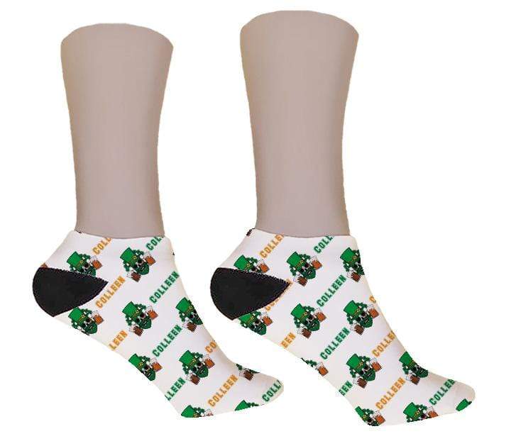 Skulls and Beer Personalized St. Patrick's Day Socks - Potter's Printing