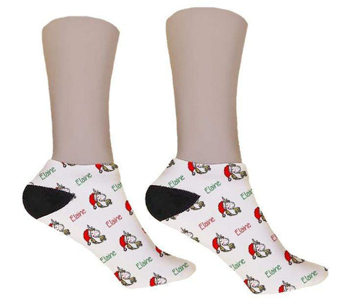 Unicorn Personalized Christmas Socks - Potter's Printing