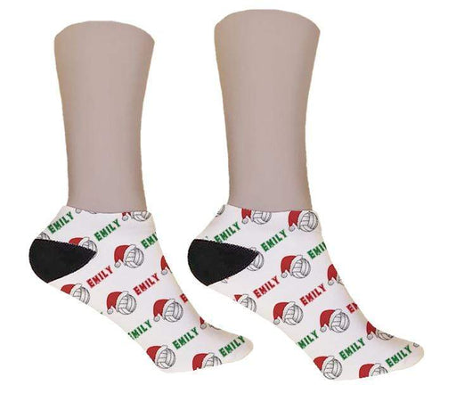 Volleyball Personalized Christmas Socks - Potter's Printing