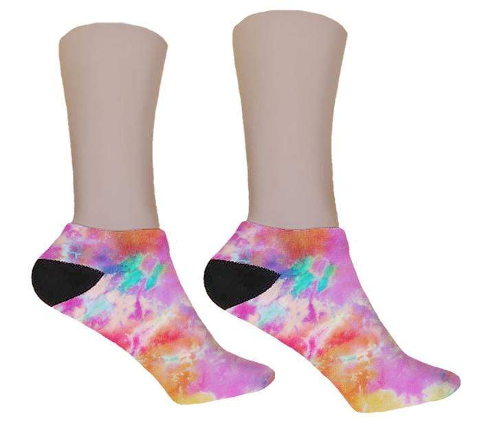 Pink Tie Dye Design Socks