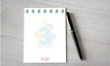 Personalized Zoo Animals 3rd Birthday Design Note Pad